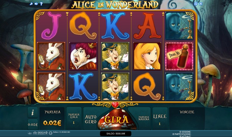 Slot Alice in Wonderland