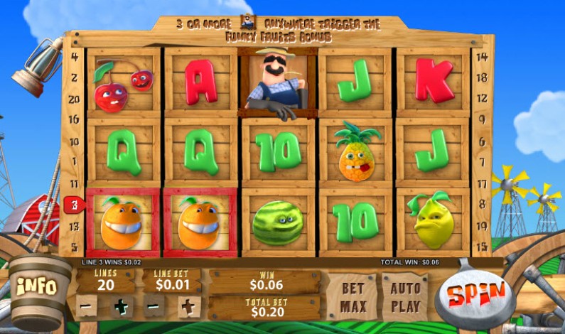 Slot machine Funky Fruits Farm
